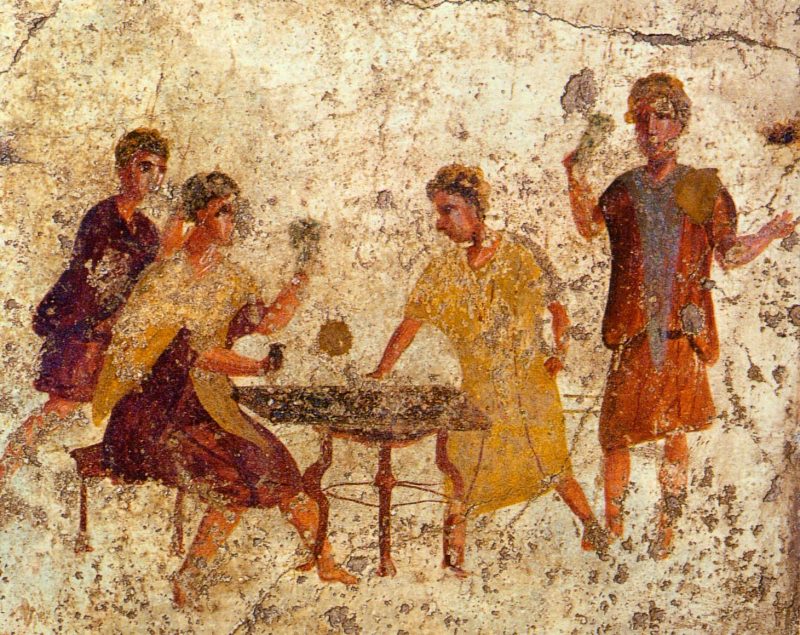 Pompeii Osteria della Via di Mercurio Dice Players